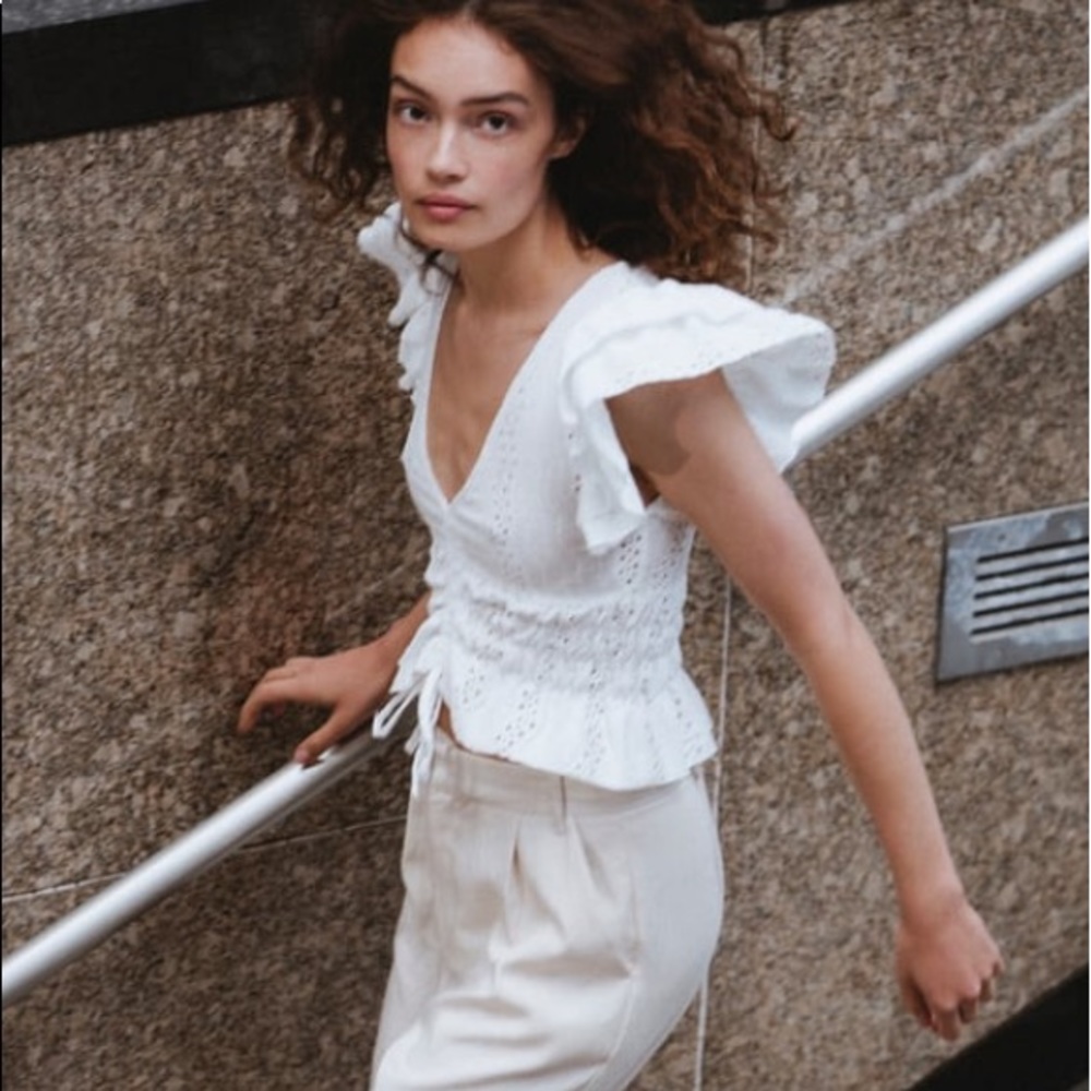 Zara Ruffled Top